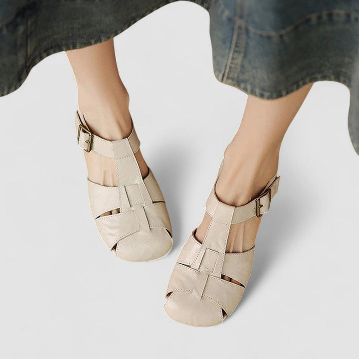 Amelia - Mary Jane Orthopedic Leather Shoes